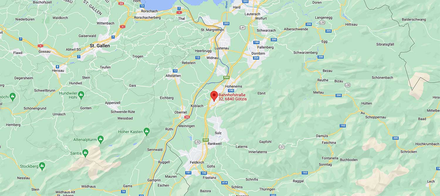 karte gesundheitszentrum rheintal goetzis